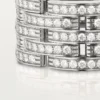 Maillon Panthere Ring, fünfreihig, pavé-besetzt