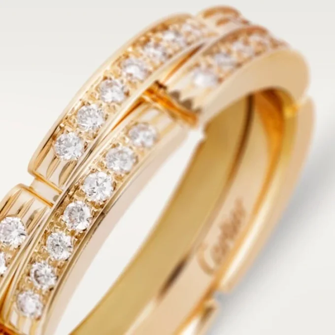 Maillon Panthere Ring – Gelbgold, Diamanten – Cartier