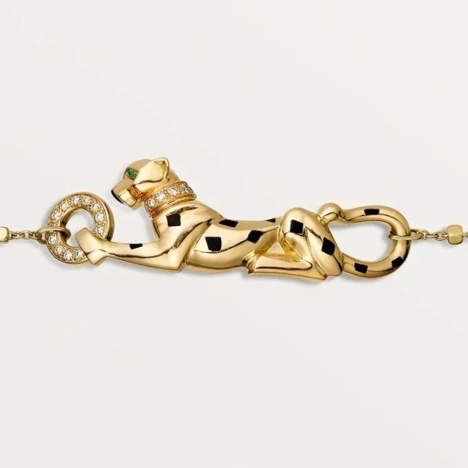 Panthere de Cartier Armband, an Kette, Diamanten