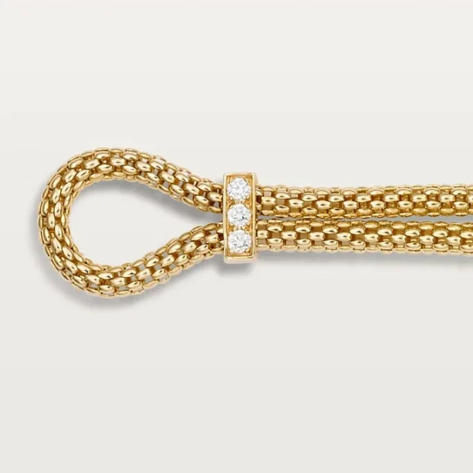 Panthere de Cartier Armband, an Kette, Diamanten