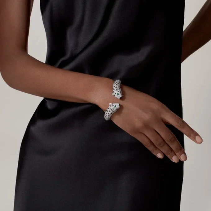 Panthere de Cartier Armband, mit Pavé-Besatz