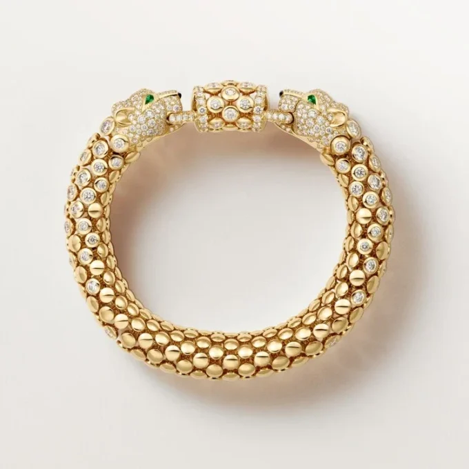 Panthere de Cartier Armband, mit Pavé-Besatz