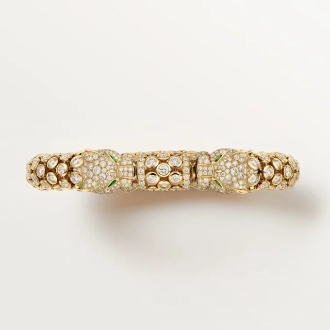 Panthere de Cartier Armband, mit Pavé-Besatz
