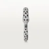 Panthere De Cartier Armband, mittleres Modell, halb pavé-besetzt