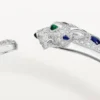 Panthere de Cartier Armband, mittleres Modell, pavé-besetzt