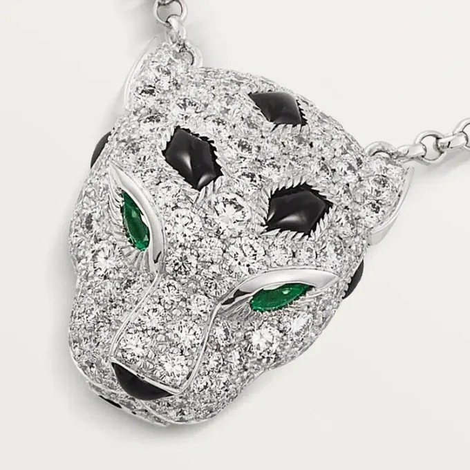 Panthere De Cartier Anhänger, pavé-gefasst