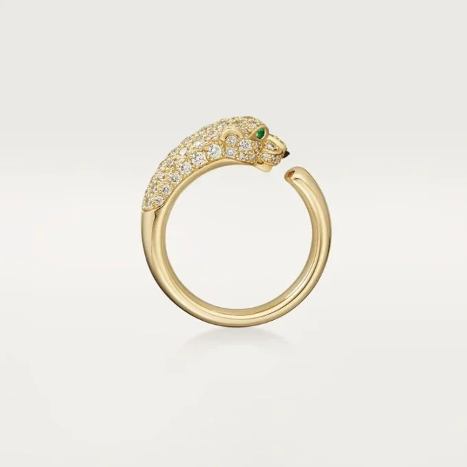 Panthere De Cartier Diamantring, Gelbgold | Cartier US