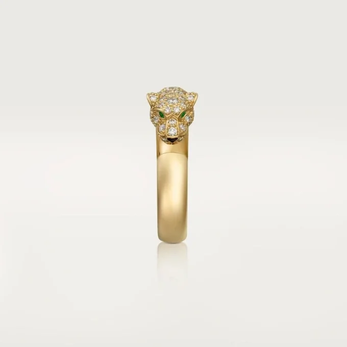 Panthere De Cartier Diamantring, Gelbgold | Cartier US