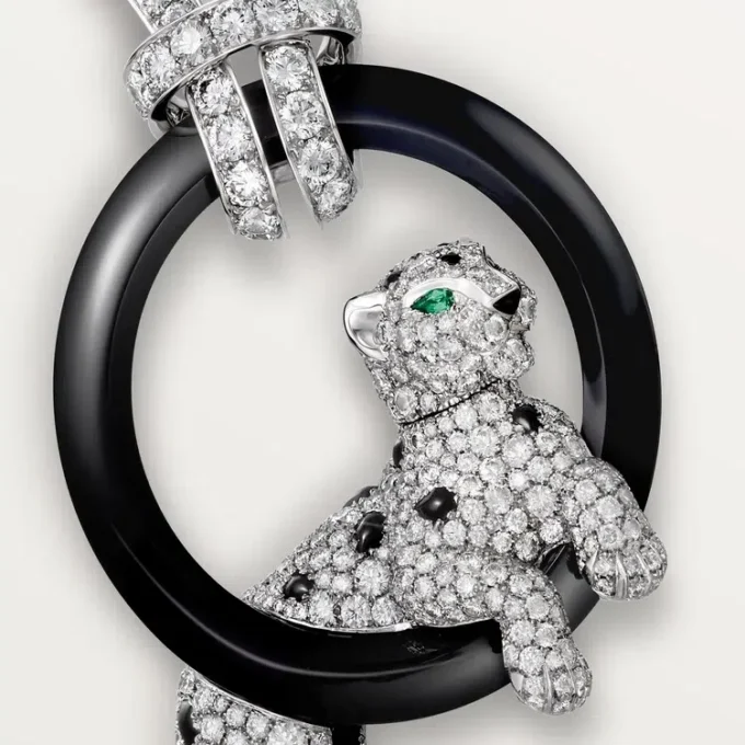 Panthere de Cartier Halskette, pavé