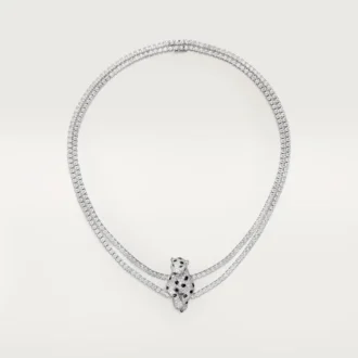 Panthere de Cartier Halskette, vielseitig tragbar, mit Pavé-Fassung