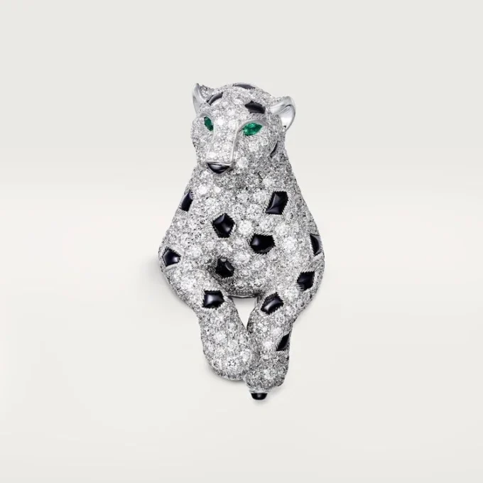 Panthere de Cartier Halskette, vielseitig tragbar, mit Pavé-Fassung