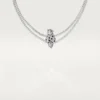 Panthere de Cartier Halskette, vielseitig tragbar, mit Pavé-Fassung