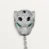 Panthere De Cartier Maskuline Eleganz Accessoires – Diamant- und Gold-Taschenjuwel Panthere De Cartier – Cartier
