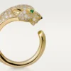 Panthere De Cartier Ring – Gelbgold, Diamanten, Smaragde, Onyx – Cartier