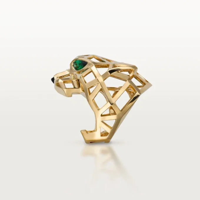 Panthere De Cartier Ring – Gelbgold, Tsavorit-Granate, Onyx – Cartier