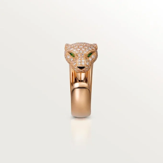 Panthere De Cartier Ring – Roségold, Diamanten, Smaragde, Onyx – Cartier