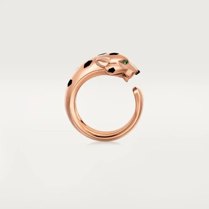 Panthere De Cartier Ring – Roségold, Tsavorit-Granate, Onyx – Cartier