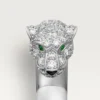 Panthere De Cartier Ring – Weißgold, Smaragde, Onyx, Diamanten – Cartier