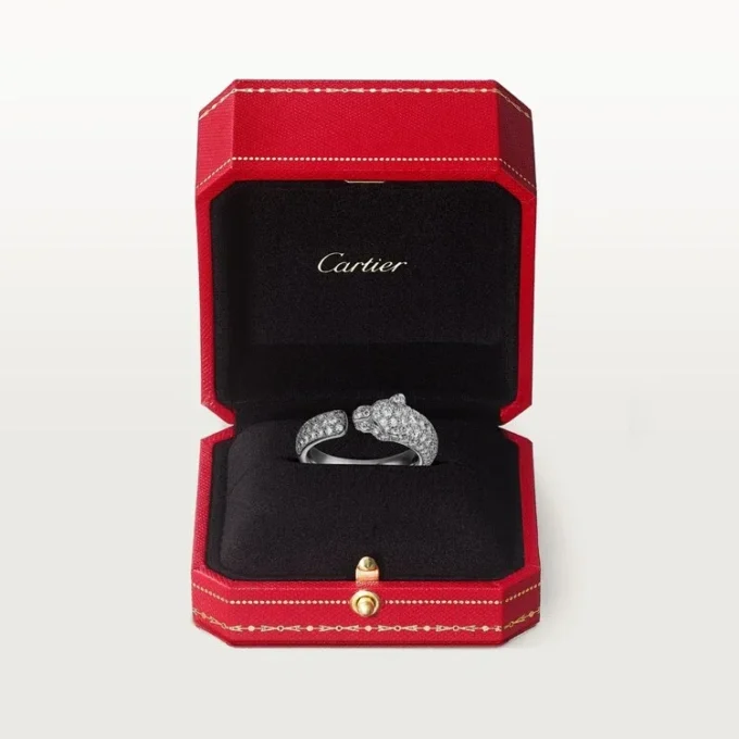 Panthere De Cartier Ring – Weißgold, Smaragde, Onyx, Diamanten – Cartier