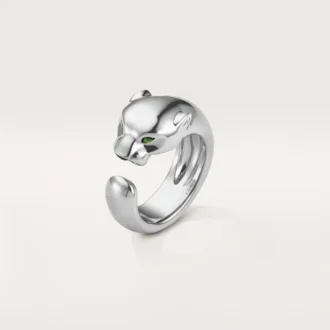 Panthere De Cartier Ring – Weißgold, Tsavorit-Granate, Onyx – Cartier