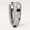 Panthere Diamond Small Hoop Ohrringe, Weißgold | Cartier Us