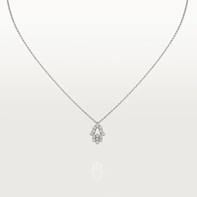Symbol-Halskette – Weißgold, Diamant – Cartier