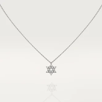 Symbol-Halskette – Weißgold, Diamanten – Cartier