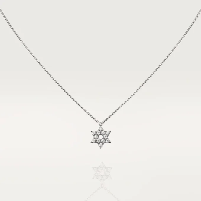 Symbol-Halskette – Weißgold, Diamanten – Cartier