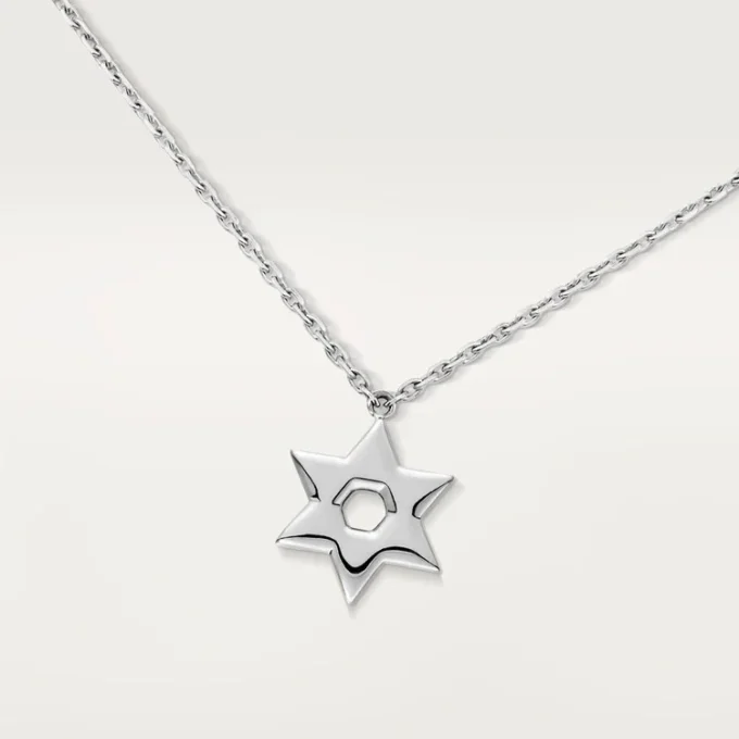 Symbol-Halskette – Weißgold, Diamanten – Cartier
