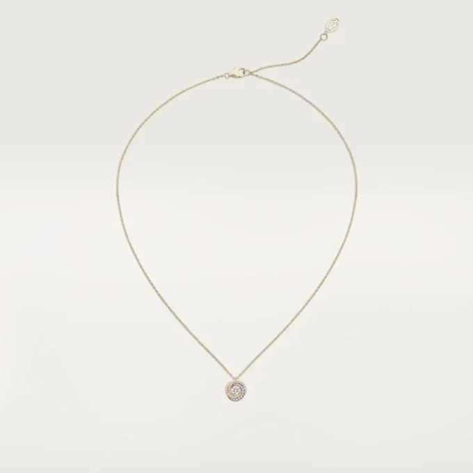 Trinity-Anhänger, 1 Diamant, pavé-gefasst