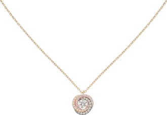 Trinity-Anhänger, 1 Diamant, pavé-gefasst