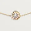 Trinity-Armband, an Kette, 1 Diamant