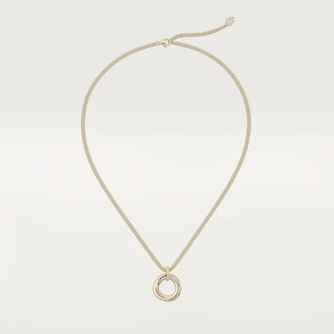 Trinity-Diamantkette aus dreifarbigem Gold | Cartier US