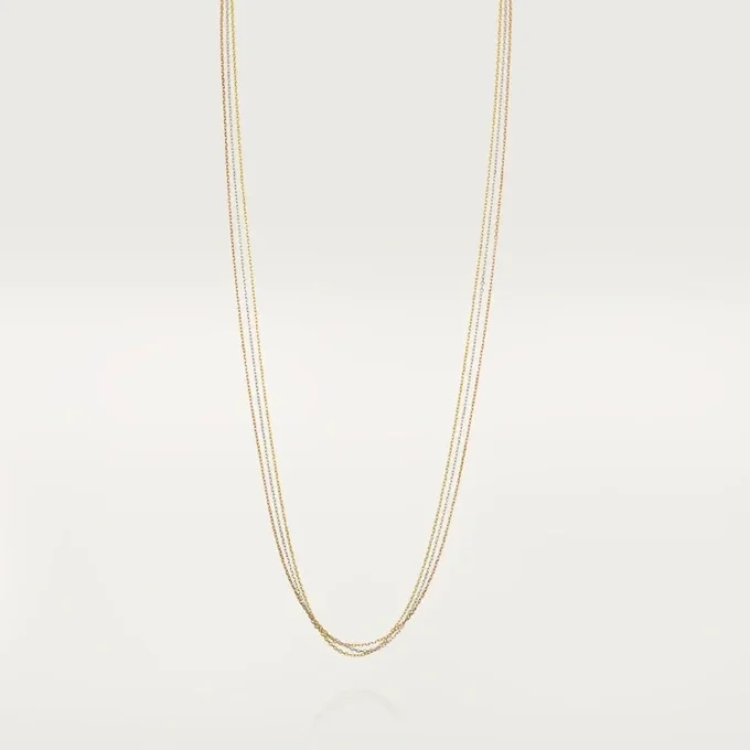 Trinity-Halskette – Weißgold, Gelbgold, Roségold – Cartier