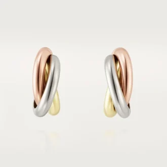 Trinity-Ohrringe aus dreifarbigem Gold | Cartier Us