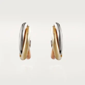 Trinity-Ohrringe – Weißgold, Gelbgold, Roségold – Cartier
