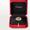 Trinity-Ring, klassisches Modell, 5 Diamanten