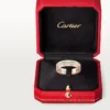 Vendome Louis Cartier Ehering, 4,8 mm Breite, pavé-besetzt
